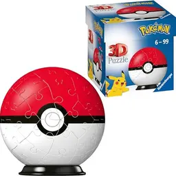 Ravensburger 3D Puzzle Pokéball Classic - für Pokémon Fans ab 6 Jahren