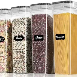 Withosent 2.8L Vorratsdosen Set, Luftdichte Aufbewahrungsboxen für Küche, Organizer für Müsli und Getreide