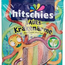 Hitschies Saure Kraken Arme Fruchtgummi, 125 g