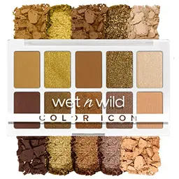 Wet n Wild Color Icon Lidschattenpalette, 10 hochpigmentierte, langanhaltende Farben für das Alltags-Make-up, Call Me Sunshine