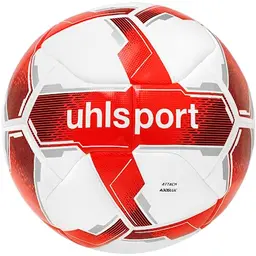 uhlsport Attack Addglue Fußballspielball - Neuentwicklung für Jugend und Aktive - FIFA Basic, Größe 5