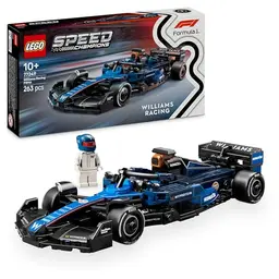 LEGO Speed Champions Williams Racing FW46 F1 Rennwagen mit Minifigur – Geschenk für Motorsportfans ab 10 Jahren