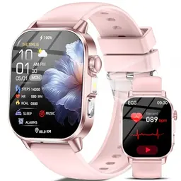 Smartwatch Damen mit Herz, Schlaf- und Gesundheitsüberwachung, Fitnessuhr für iOS/Android