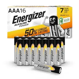 Energizer Alkaline AAA Batterien (16 Stück) - Hochleistungsbatterien - 100% plastikfreie Verpackung