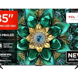 TCL 85Q6C 85 Zoll QD-Mini LED Fernseher, 4K HDR, Smart TV mit Google TV