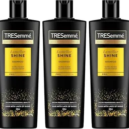 TRESemmé Lamellar Shine Shampoo – Mehr Glanz und seidiges Haar, für alle Haartypen, 3x400 ml