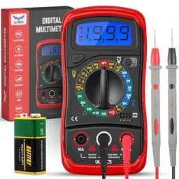 ULTRICS Digital Multimeter – Voltmeter, Amperemeter, Ohmmeter, Multitester für elektrische Messungen