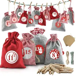 Dusor Adventskalender zum Befüllen Groß 24