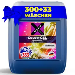 VERY® Color Waschmittel - Flüssigwaschmittel für bunte und dunkle Wäsche - 10L Kanister mit Frischeduft