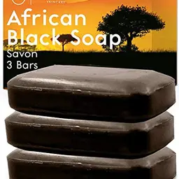 O Naturals Afrikanische Schwarze Seife 342g - Natürlich, 100% Vegan & Feuchtigkeitsspendend