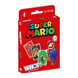 Super Mario WHOT! Mau-Mau Kartenspiel für Familie, ab 5 Jahren