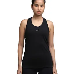 PUMA W CLOUDSPUN Racerback Tanktop Schwarz