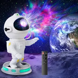 Astronaut Projektor Lampe für Weltraum-Nachthimmel mit Timer & Fernbedienung - Sternenhimmel Lichtprojektor für Kinder & Erwachsene