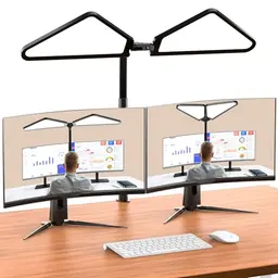 LETIANPAI Schreibtischlampe für Büro und Zuhause, 4 Farbtemperaturen, 5 Helligkeitsstufen, flexibel zum Lesen und Studieren