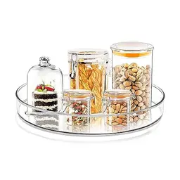 ERBO Drehteller Organizer für Küche und Kühlschrank, 360° drehbarer Gewürzhalter (23 cm Durchmesser)