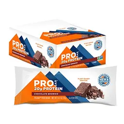 PROBAR - Schokoladen Brownie Proteinriegel (12 x 70g) - 20g Eiweiß für Fitness und Sport