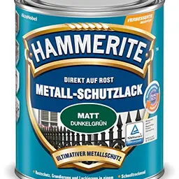 Hammerite Metallschutzlack Matt, Dunkelgrün, 750 ml