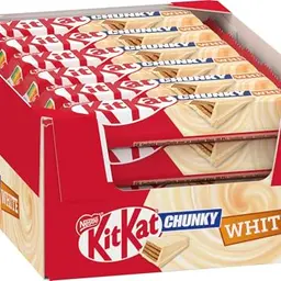 Nestlé KitKat Chunky White Schokoriegel, Knuspriger Riegel mit weißer Schokolade, 24er Pack (24 x 40g)