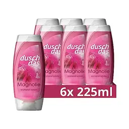 Duschdas Duschgel Magnolie - Erfrischendes Duschbad mit Duftformel 6 x 225 ml