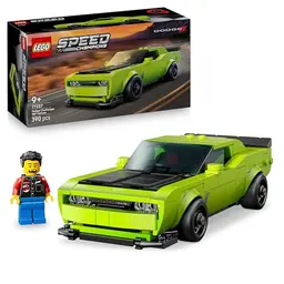 LEGO Speed Champions Dodge Challenger SRT Hellcat - Spielzeugauto mit Minifigur, für Kinder ab 9 Jahre