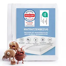 BEDSURE Matratzenbezug 90 x 200 x 30 cm - Anti-Milben Encasing