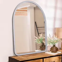 Rustikaler Wandspiegel im Vintage-Stil mit Holzrahmen – Ideal für Schlafzimmer, Bad und Wohnzimmer