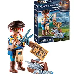 PLAYMOBIL Novelmore Dario mit Werkzeug, für Kinder ab 4 Jahren