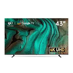 FPD 43 Zoll Smart TV 4K UHD mit Google TV – ultradünn, HDMI, HDR 10, Dolby Vision – Canvas-Serie