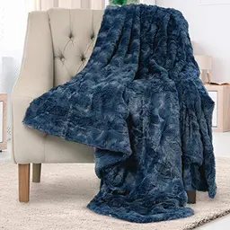 Everlasting Comfort Faux Fur Throw Blanket - Soft and Plush