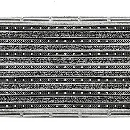 Home2Fashion PUR GridClean XL Nachhaltige Fussmatte mit Textileinlage, Anthrazit-Metallic, 65 x 43 cm