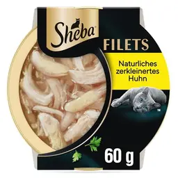 SHEBA Filets Adult Katzenfutter Huhn in Sauce 16 x 60g
