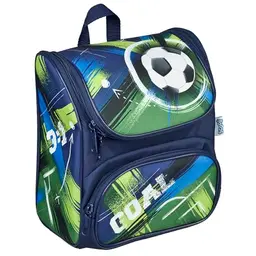 Scooli CUTIE Vorschulranzen Soccer Champ, mit Hauptfach und Vortasche, gepolsterte Träger und Rücken, für Kinder ab 3 Jahre