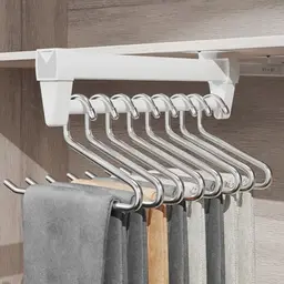 Ausziehbare Kleiderstange, 26–61 cm, platzsparend, einfache Installation, für Kleiderschränke und Hosenorganisation