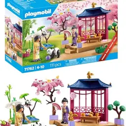 PLAYMOBIL My Life Asiatischer Garten mit Pandas - Spielzeug für Kinder ab 4 Jahren