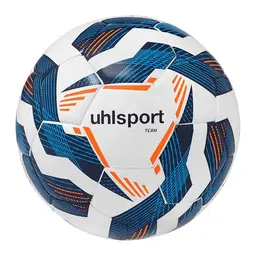 Uhlsport Fußball Team-Fußbälle, langlebige Trainingsbälle für Kinder und Erwachsene, Größe 3-5, in Weiß, Marine und Fluo-Orange