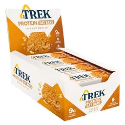JB's TREK Protein Haferriegel - Peanut Butter - Glutenfrei - 16 Riegel x 50g