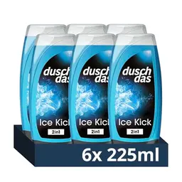 Duschdas 2-in-1 Duschgel & Shampoo, 6x 225 ml