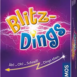 KOSMOS Blitzdings – schnelles Partyspiel für 3-6 Personen, ab 10 Jahren, ideal für Freunde und Familien
