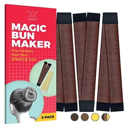 SiChun Haarknoten-Maker, 3er-Pack für DIY-Haarstyling und Ballett-Haarknoten