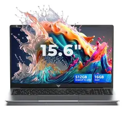 ACEMAGIC 15.6 Zoll FHD Laptop - Quad-Core, 16GB RAM, 512GB SSD, WiFi 5, BT5.0, 3x USB 3.2