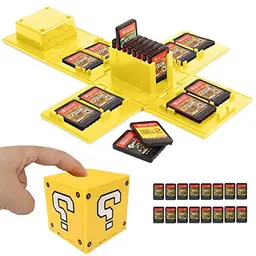 doepeBAE Spielkartenhalter für Nintendo Switch, Aufbewahrungssystem für 16 Spiele, Reisebox, Hartschale