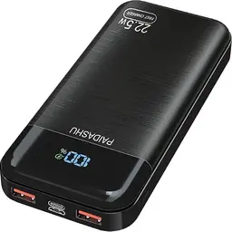 PAIDASHU Power Bank 27000mAh - Tragbares Ladegerät mit 3 Ausgängen & 2 Eingängen, Schnellaufladung, USB C, LED Display