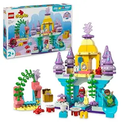LEGO DUPLO Disney Arielles Unterwasserpalast – Spielzeug für Kinder ab 2 Jahren mit 3 Figuren – 10435