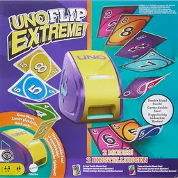 Mattel Games - UNO Flip Extreme Kartenspiel für die ganze Familie, ab 7 Jahren