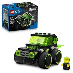 LEGO City Coole Flitzer – Gaming-Rennauto mit Junior Rennfahrer Minifigur - Kreatives Spielzeug für Jungen ab 5 Jahren