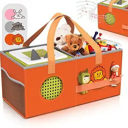 Heldenzimmer - Tonie Tasche Orange für die Aufbewahrung der Toniebox und bis zu 20 Figuren