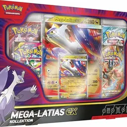 Pokémon Mega-Latias-ex Kollektion mit Holografik & Boosterpacks