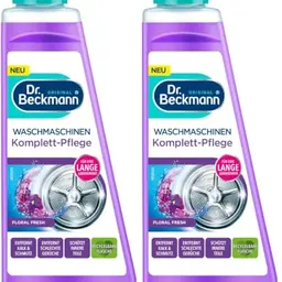 Dr. Beckmann Waschmaschinen Pflege - Entfernt Kalk, Schmutz & 99,99% Bakterien | Floral Fresh | 1x 250 ml