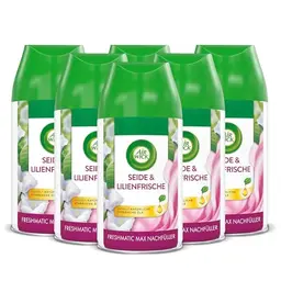 Air Wick Freshmatic Max Nachfüller – Duft: Seide & Lilienfrische – 6 x 250 ml