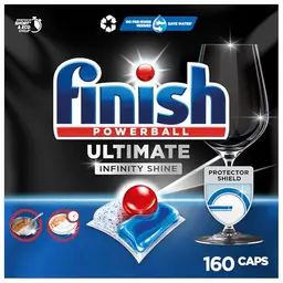 Finish Ultimate Infinity Shine Geschirrspültabs, 2 x 80 Stück